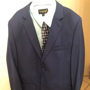 Blue boys suit